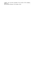 Esszék 'Balance Sheet', 2.                