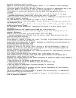 Esszék '"Hamlet": Important points', 4.                