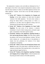 Kutatási anyagok 'Administrative Violations in Road Traffic', 7.                