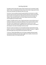 Esszék 'Banning Airplanes', 1.                