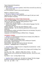 Összefoglalók, jegyzetek 'Theoretical Grammar- Morphology', 1.                