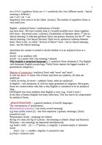 Összefoglalók, jegyzetek 'Theoretical Grammar- Morphology', 2.                