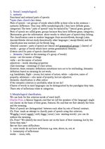 Összefoglalók, jegyzetek 'Theoretical Grammar- Morphology', 4.                