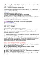 Összefoglalók, jegyzetek 'Theoretical Grammar- Morphology', 5.                