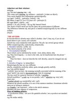 Összefoglalók, jegyzetek 'Theoretical Grammar- Morphology', 18.                