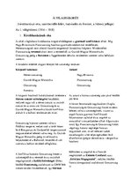 Összefoglalók, jegyzetek 'A világháborúk', 1.                