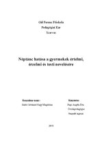Záródolgozatok 'Néptánc hatása a gyermekek értelmi, érzelmi és testi nevelésére', 2.                
