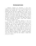 Esszék 'Interaction', 1.                