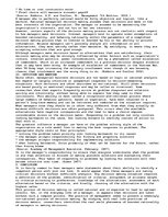 Esszék 'Decision Making of Successful Managers', 3.                