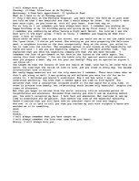 Esszék 'I will always miss you.', 1.                