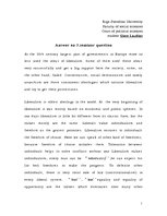 Esszék 'Comparising of Modern Ideologies in 20th Century', 1.                