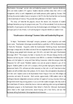 Esszék 'The Long-Term Benefits of Southwestern Advantage Summer Program on Student’s Liv', 3.                