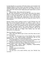 Összefoglalók, jegyzetek 'Tourism in Czech Republic', 3.                