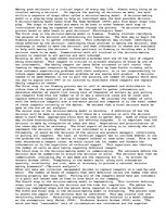 Esszék 'Understanding the Decision-Making Model ', 1.                