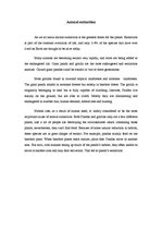 Esszék 'Animal Extinction', 1.                