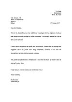 Minták 'Letter of Adjustment', 1.                