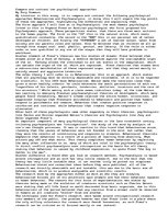 Esszék 'Compare and contrast the Psycoanalitic Theory with the Behaviorist Theory', 1.                