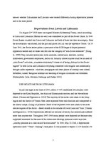 Kutatási anyagok 'Deportations from Latvia and Lithuania', 3.                