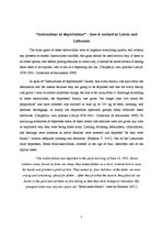 Kutatási anyagok 'Deportations from Latvia and Lithuania', 5.                