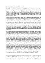 Összefoglalók, jegyzetek 'Taguchi Approach to Quality', 1.                