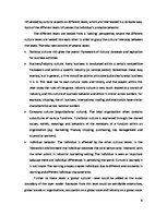 Kutatási anyagok 'The Sociocultural Environment (Cultural Differences in International Marketing)', 5.                