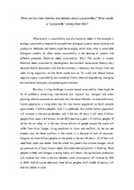 Esszék 'What Are the Main Theories and Debates about Sustainability?', 1.                