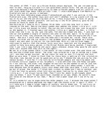 Esszék 'Folkways Assignment - Personal Experiences', 1.                