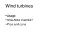 Prezentációk 'Wind Turbines', 2.                