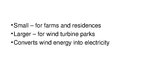 Prezentációk 'Wind Turbines', 3.                