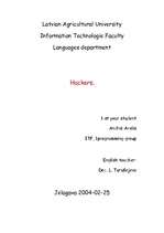 Kutatási anyagok 'Hackers', 1.                