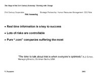 Összefoglalók, jegyzetek 'The Shape of the 21st Century Economy: Thriving with Change', 3.                