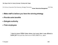 Összefoglalók, jegyzetek 'The Shape of the 21st Century Economy: Thriving with Change', 5.                