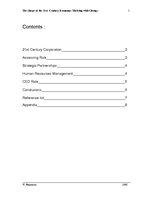 Összefoglalók, jegyzetek 'The Shape of the 21st Century Economy: Thriving with Change', 13.                