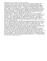 Esszék 'The Characterization of Brett in The Sun Also Rises by Hemingway', 1.                