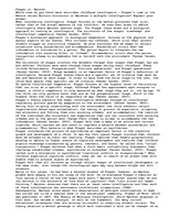 Esszék 'Piaget vs. Gardner on Childhood Intelligence', 1.                