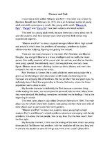 Kutatási anyagok 'Book Review "Eleanor and Park"', 1.                