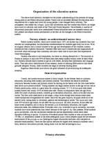 Összefoglalók, jegyzetek 'Education in France', 1.                