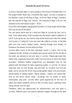 Kutatási anyagok 'Jurmala - the Pearl of Latvia', 1.                