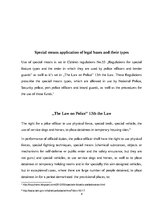 Kutatási anyagok 'Use of Special Means in Police Work', 4.                