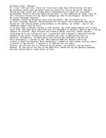 Esszék 'Personal Essay - English', 1.                