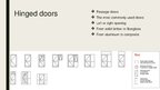 Prezentációk 'Door Types', 4.                