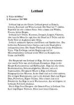 Összefoglalók, jegyzetek 'Lettland', 1.                