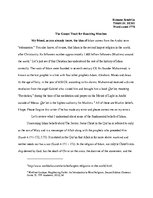 Esszék 'How to Reach Muslims for Christ', 1.                