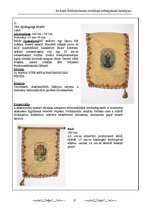 Kutatási anyagok 'Az Aradi Ereklyemúzeum textilalapú műtárgyainak katalógusa', 21.                