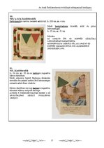 Kutatási anyagok 'Az Aradi Ereklyemúzeum textilalapú műtárgyainak katalógusa', 37.                