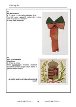 Kutatási anyagok 'Az Aradi Ereklyemúzeum textilalapú műtárgyainak katalógusa', 38.                