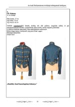 Kutatási anyagok 'Az Aradi Ereklyemúzeum textilalapú műtárgyainak katalógusa', 55.                