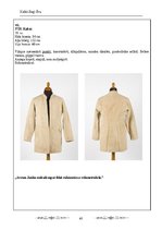 Kutatási anyagok 'Az Aradi Ereklyemúzeum textilalapú műtárgyainak katalógusa', 62.                