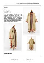 Kutatási anyagok 'Az Aradi Ereklyemúzeum textilalapú műtárgyainak katalógusa', 63.                