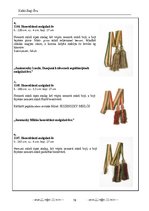 Kutatási anyagok 'Az Aradi Ereklyemúzeum textilalapú műtárgyainak katalógusa', 78.                